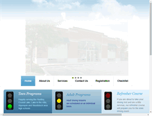 Tablet Screenshot of goslowdrivingschool.com